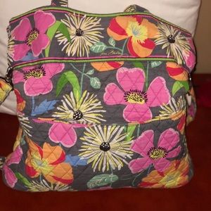 Vera Bradley large shoulder/satchel/ crossbody bag
